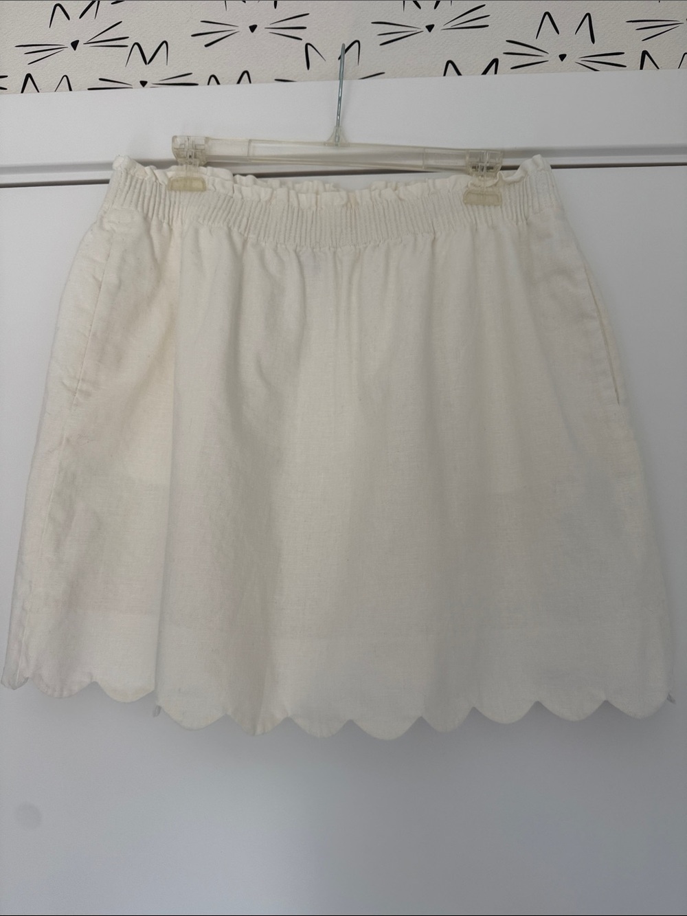 J. Crew Linen/Cotton Mini Skirt